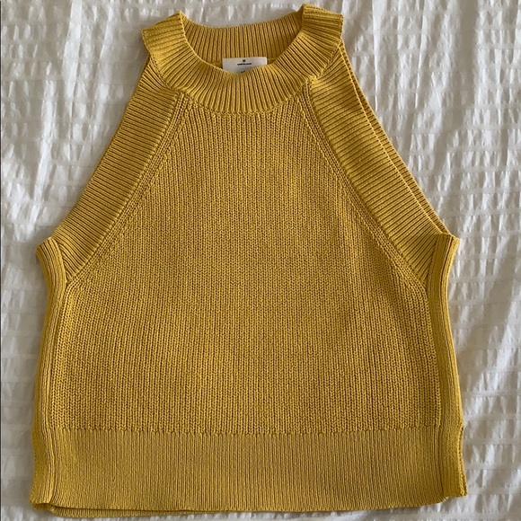Yellow Aritzia sweater tank - Picture 2 of 5